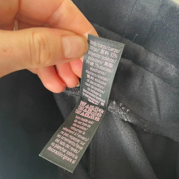 Victoria's Secret Soft Velour Jogger Sweat Pant Black Size Small - Picture 6 of 6